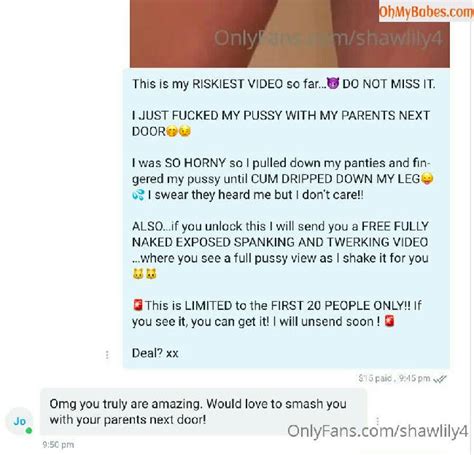 lilyshaw leaked|[484 Videos] Shawlily4 (lilyshawfree aka lilyshaw.1)s New Videos。